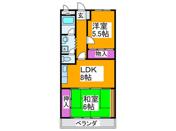 サンヒルズ光明池の物件間取画像